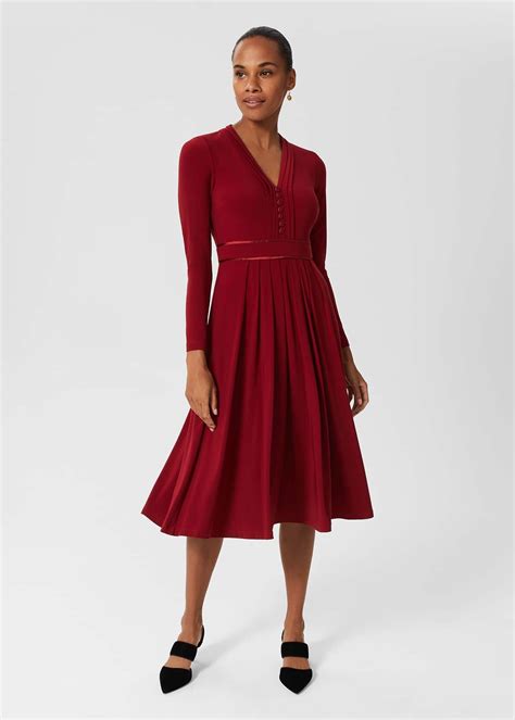 Leslie Fit And Flare Dress | Hobbs UK