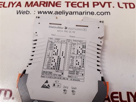 Weidmuller 8560740000 analog signal isolator – Aeliya Marine Tech®