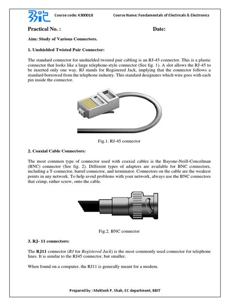 Types of Connectors | PDF | Electrical Connector | Hdmi