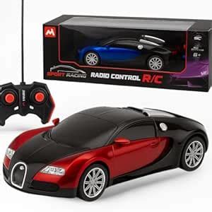 Puddle Tree RC Bugatti Sports Car, 1:18 Scale Remote Control Car, LED ...
