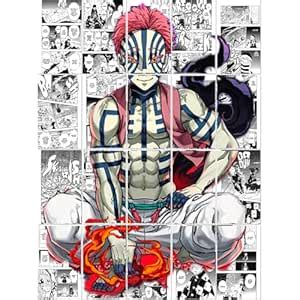 BLINKART Akaza Anime Poster Collage Poster Pack Of 20 Aesthetic Room ...