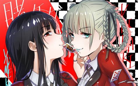 Athah Anime Kakegurui Yumeko Jabami Kirari Momobami 13*19 inches Wall ...