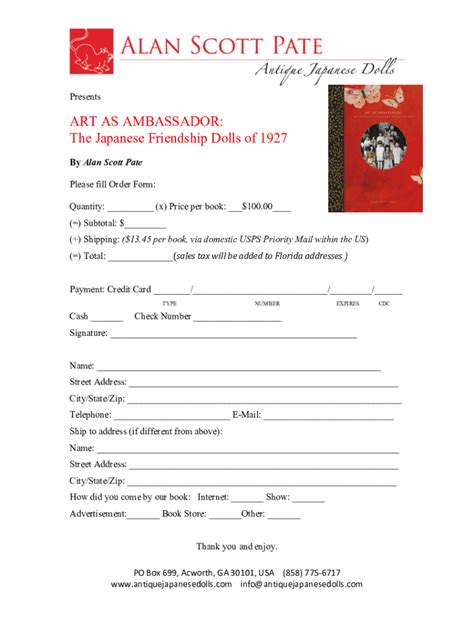 Fillable Online ART AS AMBASSADOR: Fax Email Print - pdfFiller