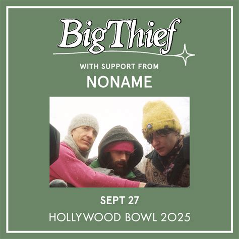 9/28 Big Thief at Hollywood Bowl
