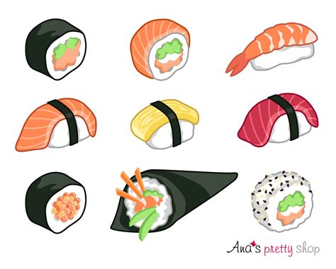 Sushi Clipart