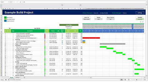 Image result for Microsoft Excel Project Management Template