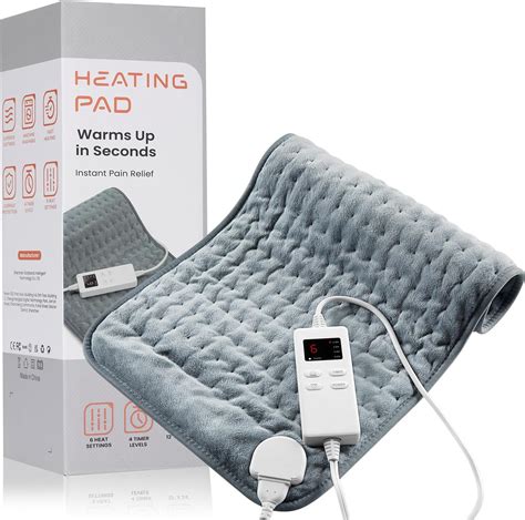 Amazon.com: Sunbeam XL 12x24 Heating Pad with 6 Heat Settings & Sunbeam ...