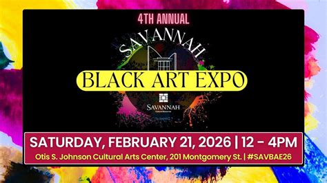 2026 Savannah Black Art Expo, 201 Montgomery St, Savannah, GA, United ...