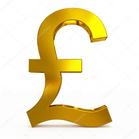 Pound currency symbol — Stock Photo © 3dvlaa #7866818