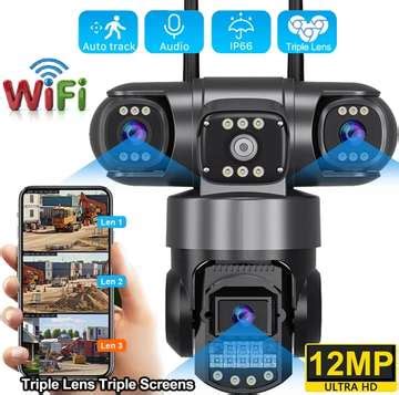 Okxmz 360° View Solar CCTV 4G SIM Camera – Wireless Outdoor IP Camera ...