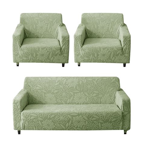 House of Quirk Universal Jacquard Waterproof Camellia 5 Seater 3 + 1 ...