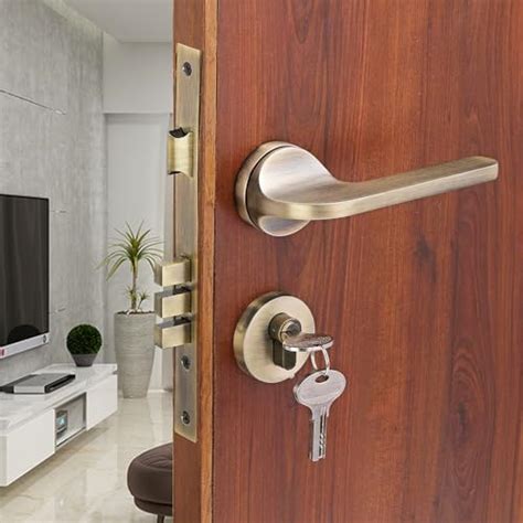 GOSAI Luxury Mortise Main Door Handles | Main Door Lock Handles Set ...