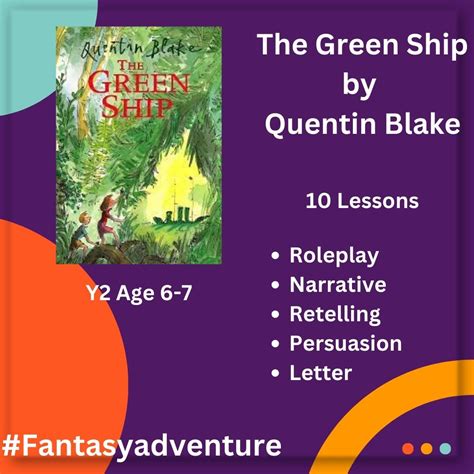 Literacy Shed Plus - LitShed Resource // The Green Ship by Quentin Blake 5-7