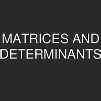 PPT - Matrices and Determinants - Business Mathematics and Statistics ...