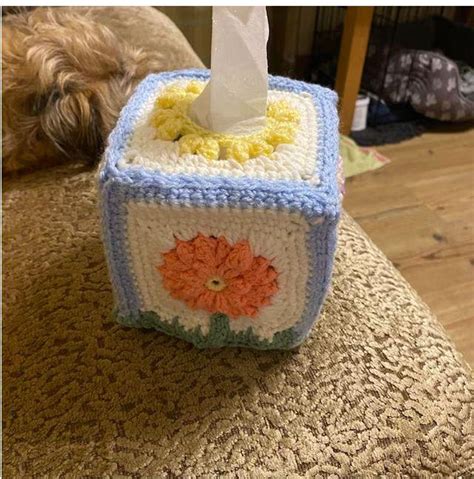 Image result for Crochet Tissue Box Cover Tutorial