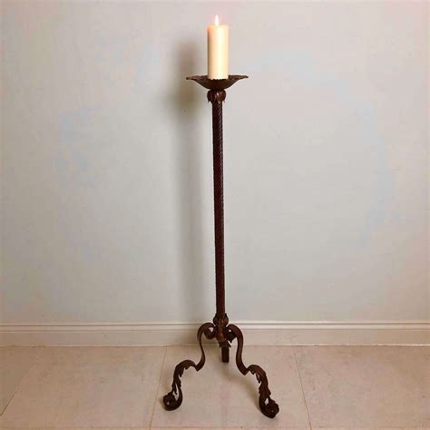 Wrought Iron Standing Candle Holders at Alton Phelps blog