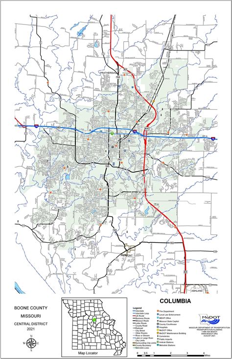 Columbia Mo Zip Code Map