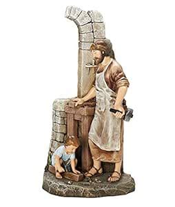 Joseph's Studio by Roman, Carpenter's Apprentice Figure, Life of Christ ...