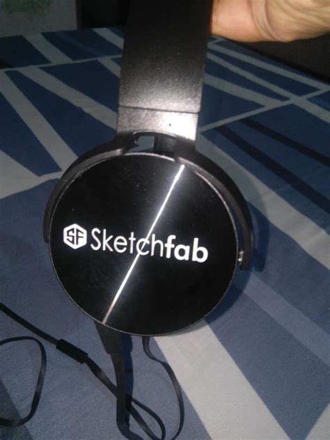 Sketchfab Extra bass Headphones Wireless Over Ear Headset with Mic Deep ...
