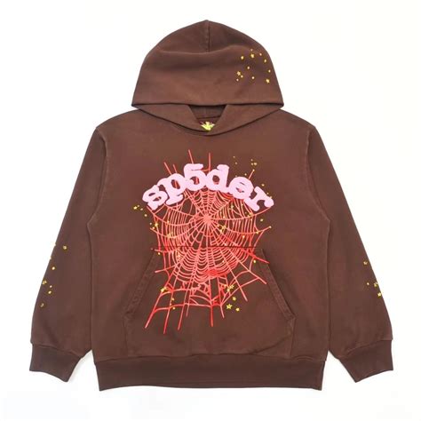 Sp5der Web Hoodie Brown - Unmatched Kicks