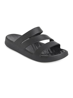 Crocs Getaway Strappy Blk : Amazon.in: Fashion
