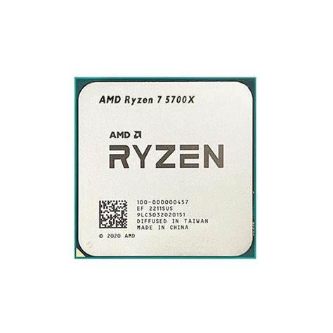 Amazon.in: Buy AMD Ryzen 7 5700X R7 5700X CPU Processor 3.4 GHz 8-Core ...