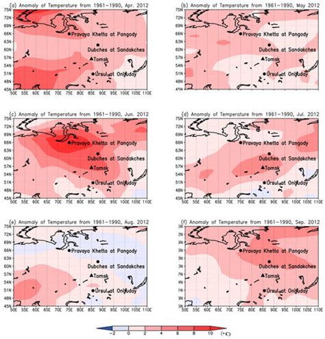 Extreme Drought around Tomsk, Russia in Summer 2012 in Comparison with ...