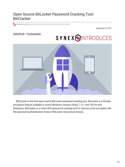 Cracking BitLocker 的图像结果