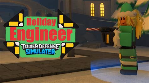 New Xmas Holiday Engineer Skin | TDS Tower Defense Simulator - YouTube