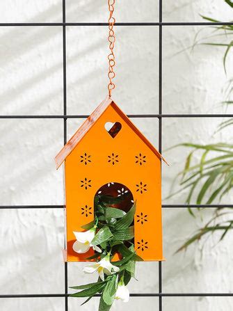 Hut Shape Bird House Orange– Exotic Flora