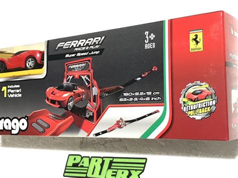 Ferrari Race and Play Speed Track Loop Jump Go Gears Model Car Toy ...