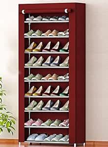 PESOMA International Quality 9-Tiers Shoe Rack/Multipurpose Portable ...