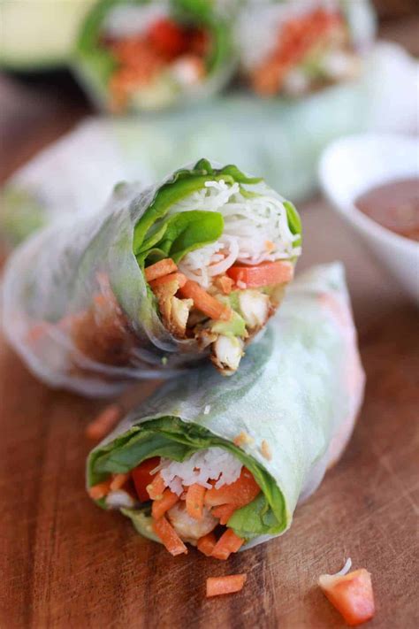 Image result for Vietnamese Fresh Spring Rolls