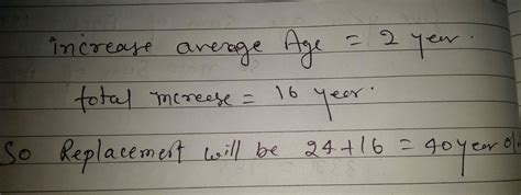 The average age of 8 men is increased by 2 years when one of them whose ...