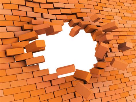 Image result for Exploding Brick Wall