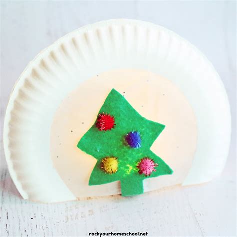 Paper Plate Christmas Tree Craft Paper Plate Christmas Trees
