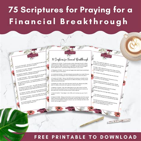 75 Scriptures for Praying for Financial Breakthrough - Patti Fagan