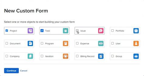 Erstellen eines benutzerdefinierten Formulars | Adobe Workfront