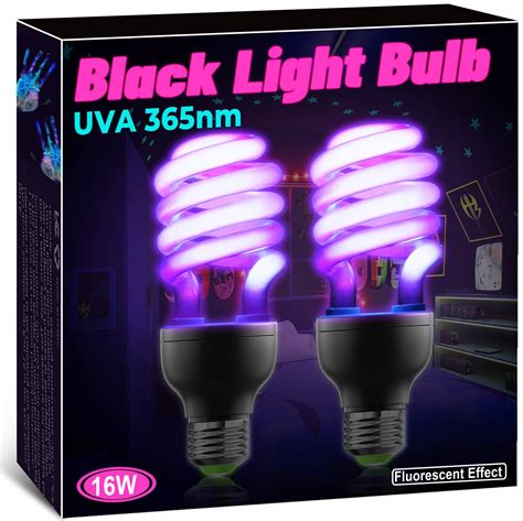 Black Light Bulb Effect