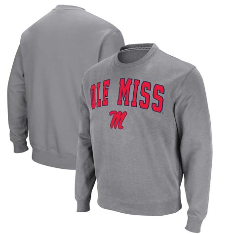 Colosseum Ole Miss Rebels Arch Logo Pullover Sweatshirt | Academy