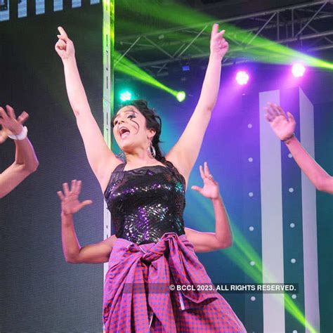 Charmi Kaur performs during the curtain-raiser of CCC charity match ...