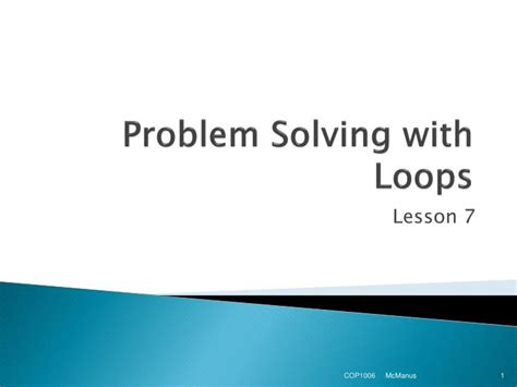 Image result for Problem Solving with Loops