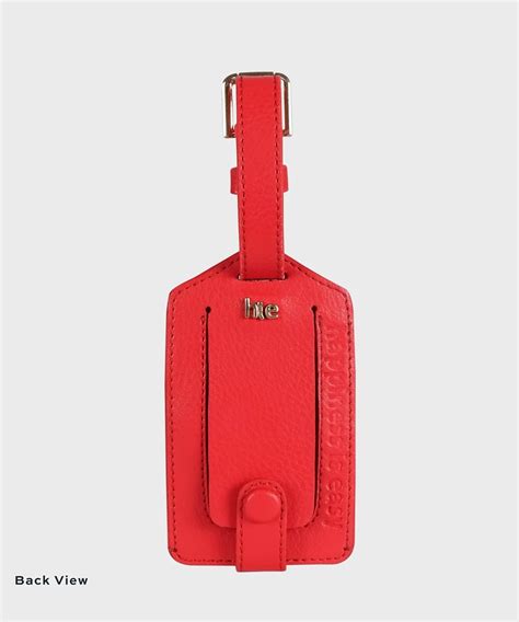 Vegan & Personalized Leather Luggage Tag Online In India | HIE