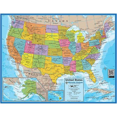 Map Of The Usa Printable And Label