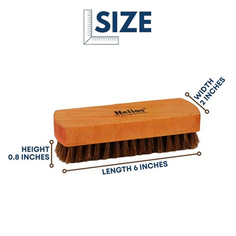 Helios 6 Inch Natural Hair Shoe Brush