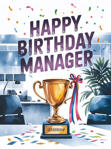 Celebrate Your Manager’s Birthday With 20 Free and Unique Watercolor ...
