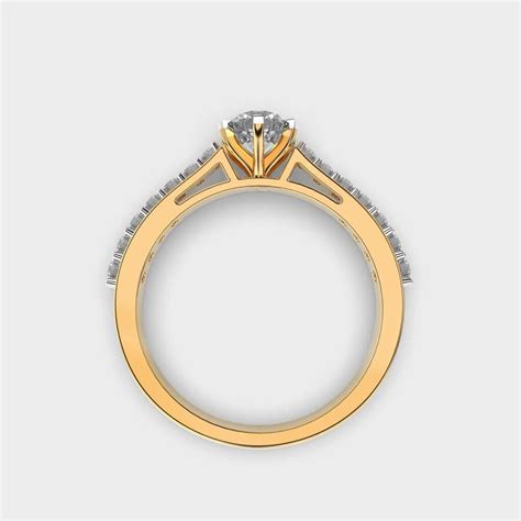 Buy 50 Cent Solitaire Vogue Ring At Jewelbox