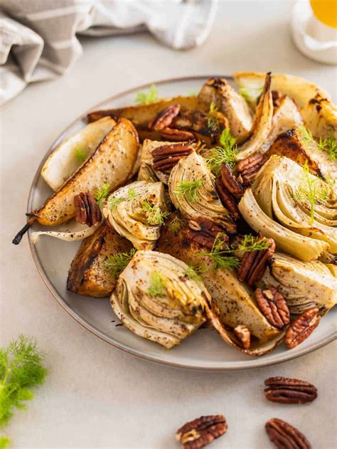 Roasted Fennel Recipe with Pears