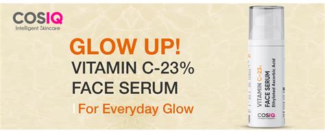 CosIQ 23% Vitamin C Face Serum for Glowing Skin | Advanced Molecular ...
