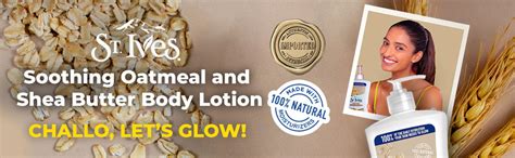 St. Ives Soothing Oatmeal & Shea Butter Body Lotion (621ml) : Amazon.in ...